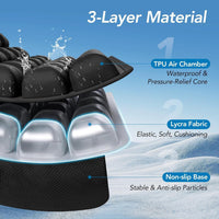 Inflatable travel pillow with ergonomic pressure relief – AirComfort