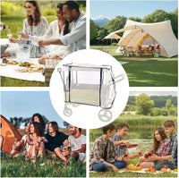 Protector de lluvia para cochecitos – Techo protector a prueba de viento para cochecitos de 2 y 4 plazas – Venaro