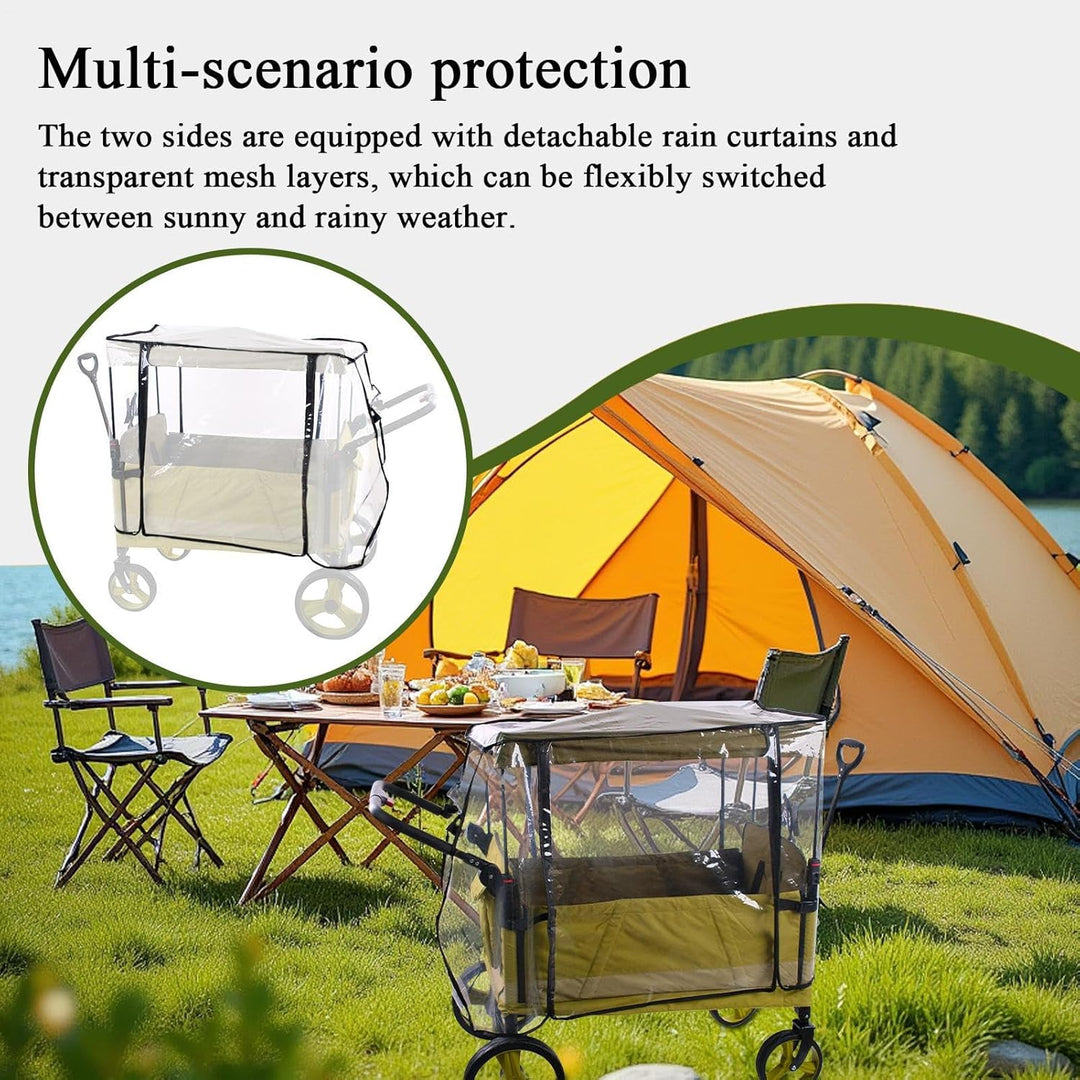 Protector de lluvia para cochecitos – Techo protector a prueba de viento para cochecitos de 2 y 4 plazas – Venaro