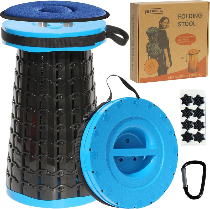 Kollapsible Hocker mit Polster – SitMax