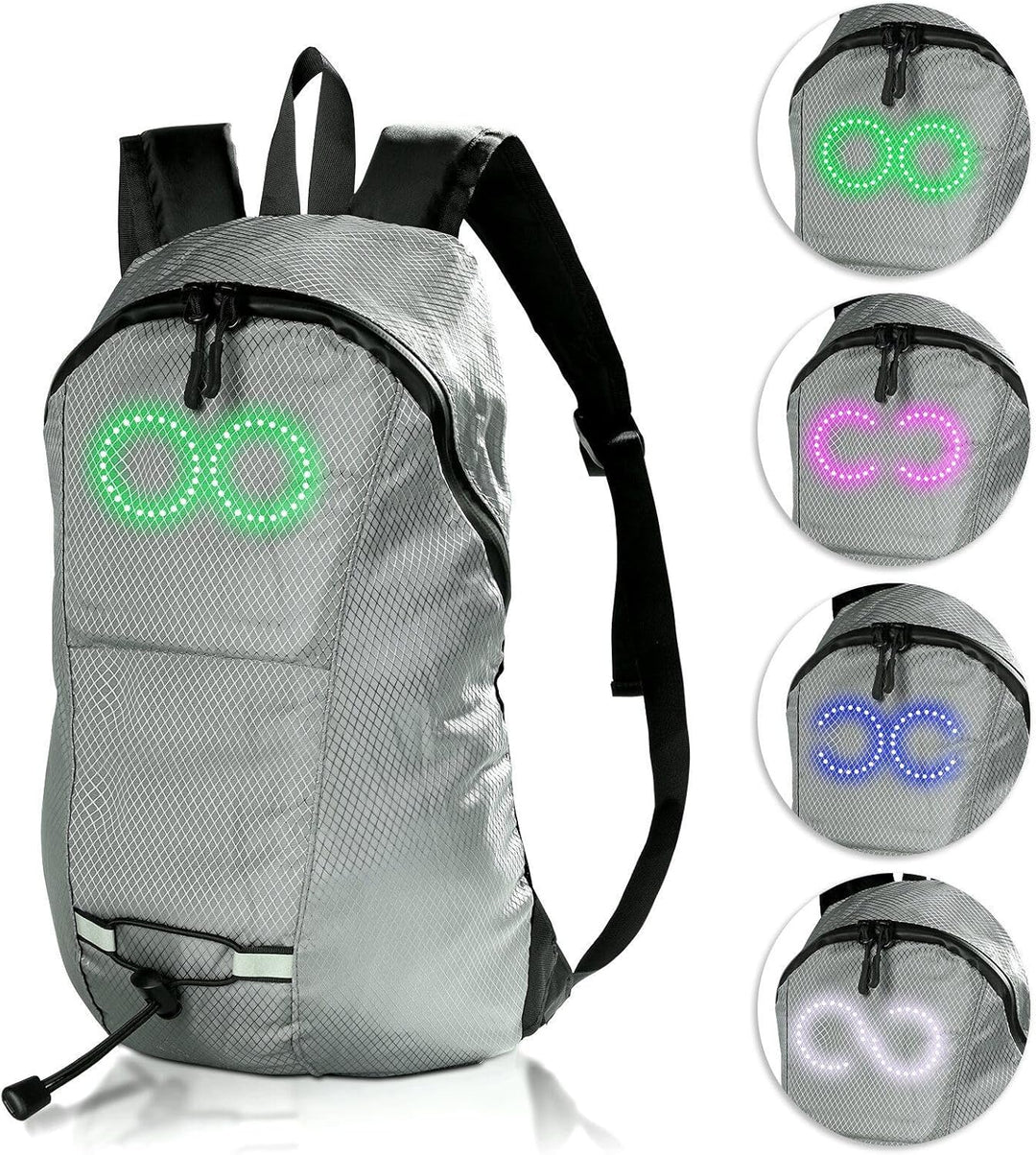 LED Travel Backpack – Waterproof Glowing Backpack with Audio-Responsive Glow – Nexora