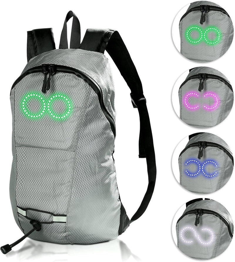 LED Travel Backpack – Waterproof Glowing Backpack with Audio-Responsive Glow – Nexora