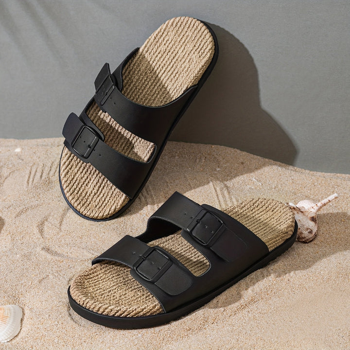 Stilfulde herre sommer-sko med justerbare remme - GripStep