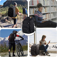 55L Extra-Large Travel Laptop Backpack with USB Charging Function and RFID Protection