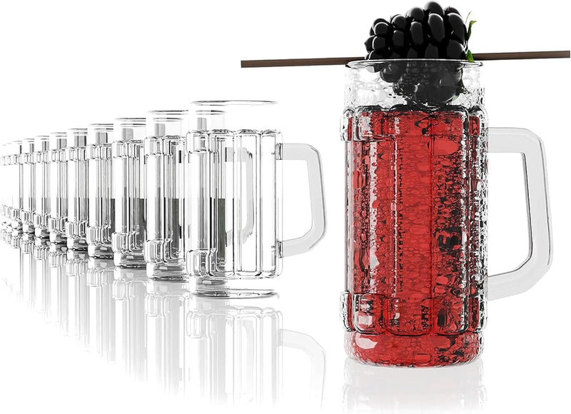 Vaso de chupito con asa (set de 12, 40 ml) – ProstMini Oktoberfest 2025