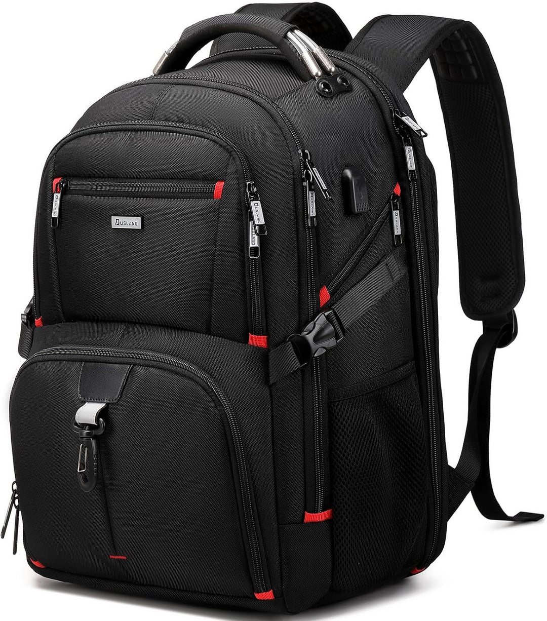 50L Waterproof Extra Large Travel Laptop Backpack with USB Port