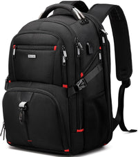 50L Waterproof Extra Large Travel Laptop Backpack with USB Port