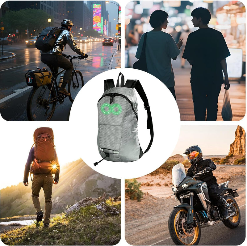 LED Travel Backpack – Waterproof Glowing Backpack with Audio-Responsive Glow – Nexora
