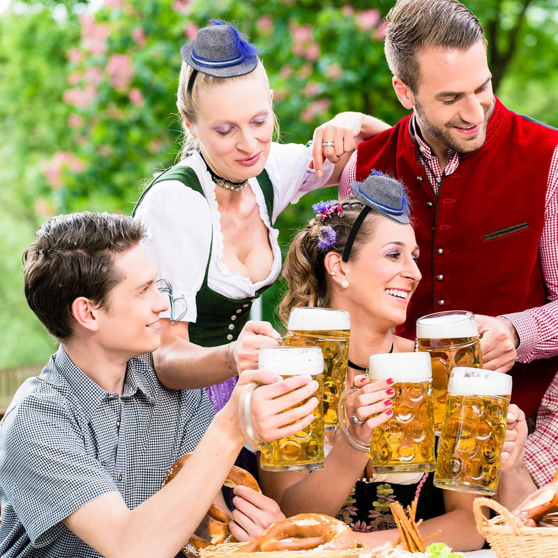 Mini Traditional Hats in a Set of 3 – WiesnCharm Oktoberfest 2025
