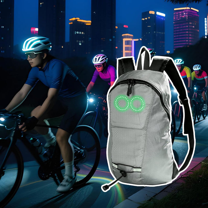 LED Travel Backpack – Waterproof Glowing Backpack with Audio-Responsive Glow – Nexora