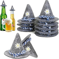 Mini traditional felt hats in a set of 12 – Edelweiss Mini Oktoberfest 2025