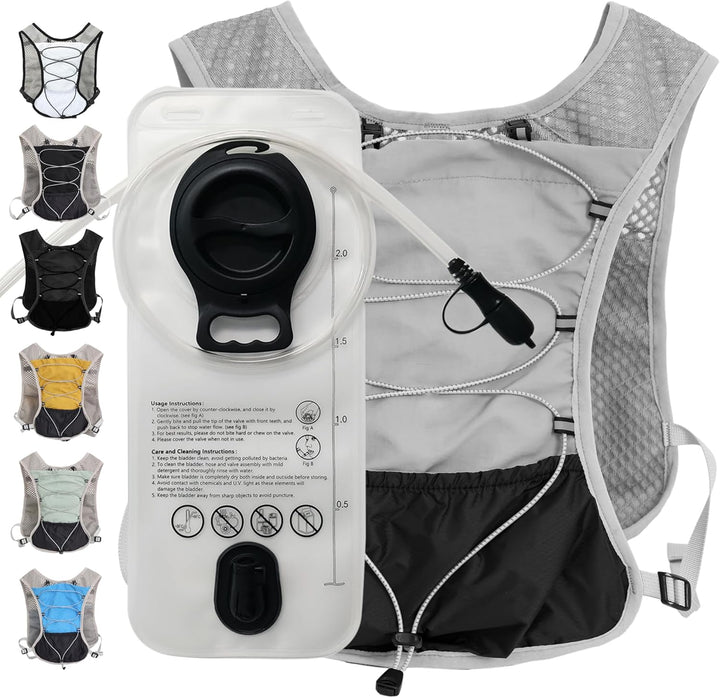 Ultraleichter Hydrationslaufweste mit 2L Wasserblase – Dravien