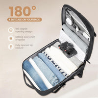 40L Expandable Waterproof Travel Backpack with USB Port & 17” Laptop Compartment – AirVoyage (Buy 1, Get 1 FREE Promo)