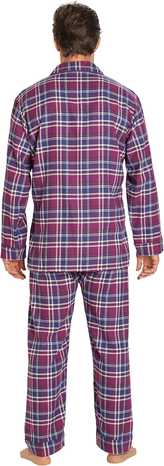 Luxury Flannel Men's Pajamas - Wyatt