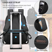 50L Waterproof Extra Large Travel Laptop Backpack with USB Port