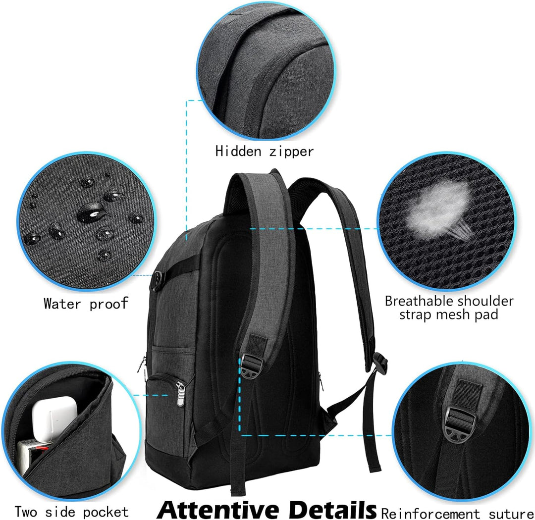 Dun 15.6" Travel and Work Laptop Backpack with Organizer Compartments