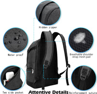 Dun 15.6" Travel and Work Laptop Backpack with Organizer Compartments