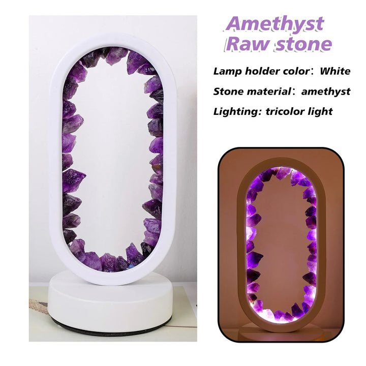 Håndlavet ametystlampe - Serenith