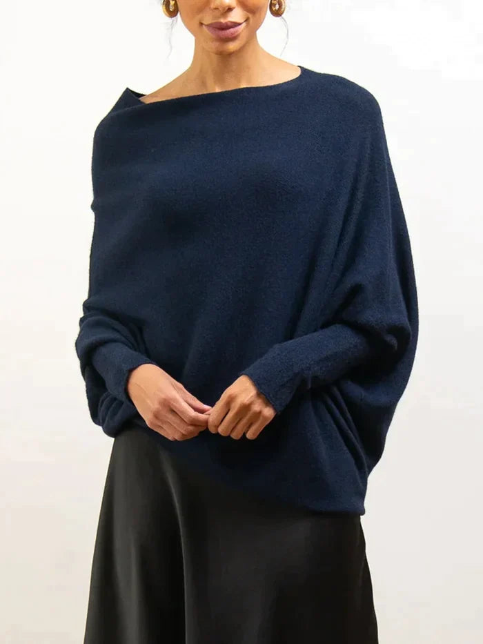 Asymmetrical Oversized Women's Sweater – Sophia
