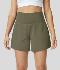 Breathable & Quick-Drying High-Waist Fitness Shorts for Women – Mirabella