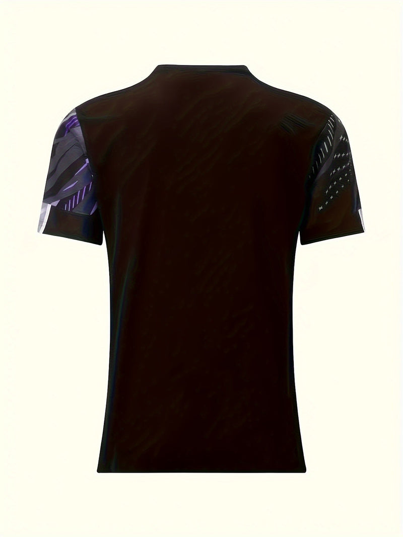 Short-sleeve shirt with stripe pattern summer style men's look - Timo