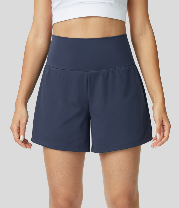 Breathable & Quick-Drying High-Waist Fitness Shorts for Women – Mirabella