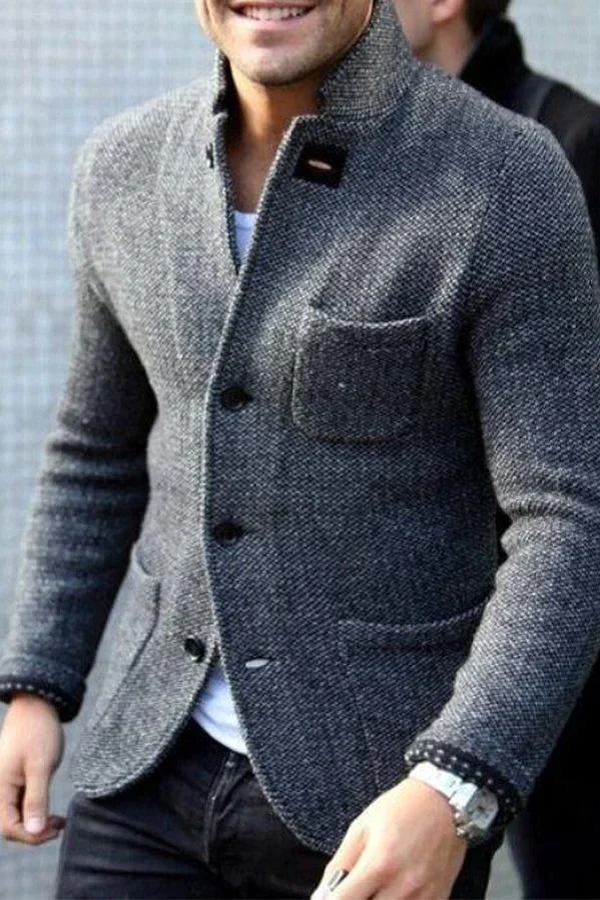 Comfortable Retro Knit Men's Vest – Jasper