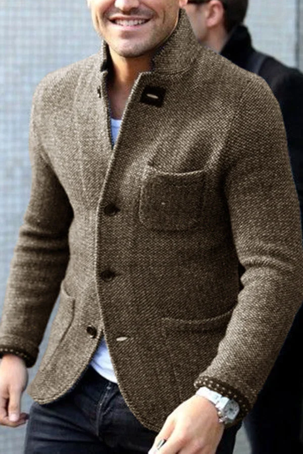 Comfortable Retro Knit Men's Vest – Jasper