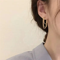 Three-layer Chain Earrings – Aurelia