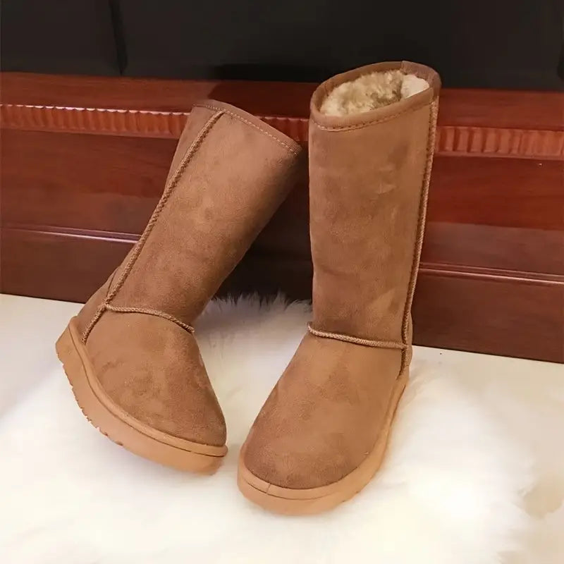 Varme slip-on støvler med fleecefor – Aria