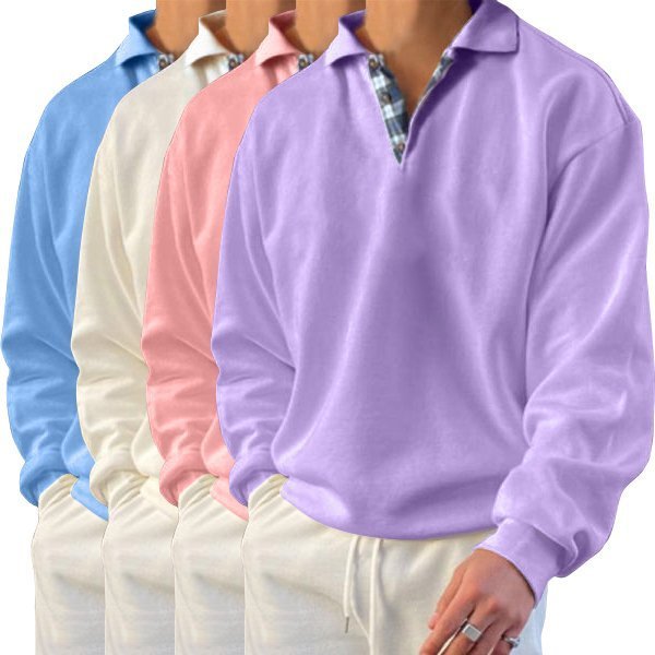 Casual herre polosweater - Oliver