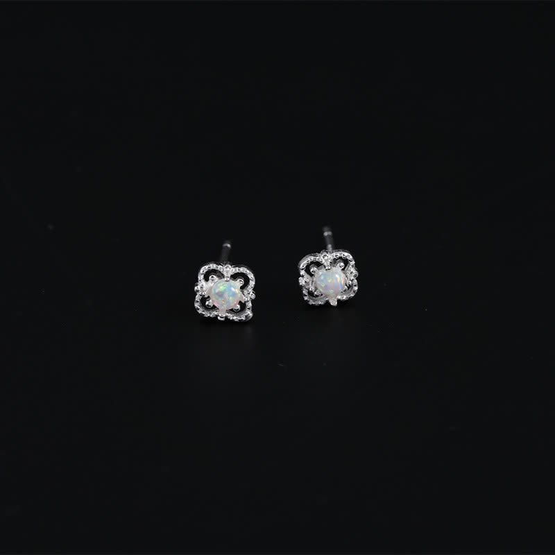Delikate vintage-øreringe med opal – Seraphina