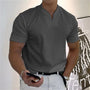 Atmungsaktives Herren Fitnessshirt mit V-Ausschnitt  – Timo