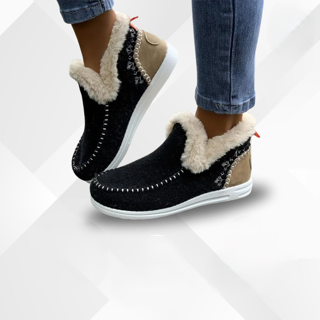 Women's Comfort Shoes with Plush Lining – Valeria