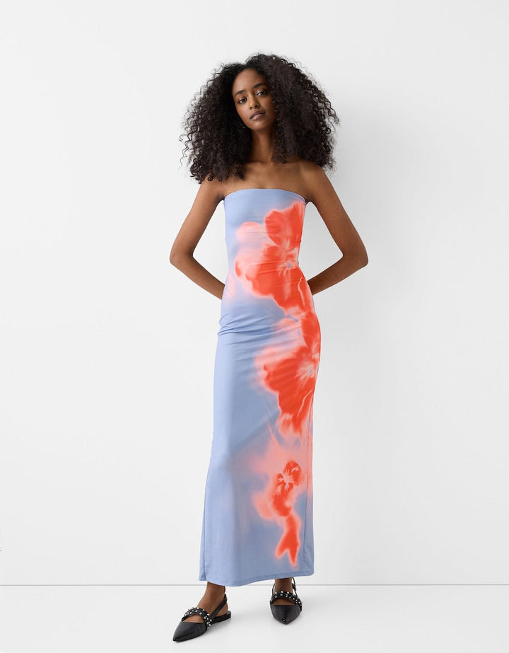 Summer Strapless Maxi Dress – Alina
