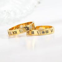 Trendy Roman Numerals Ring – Aurielle