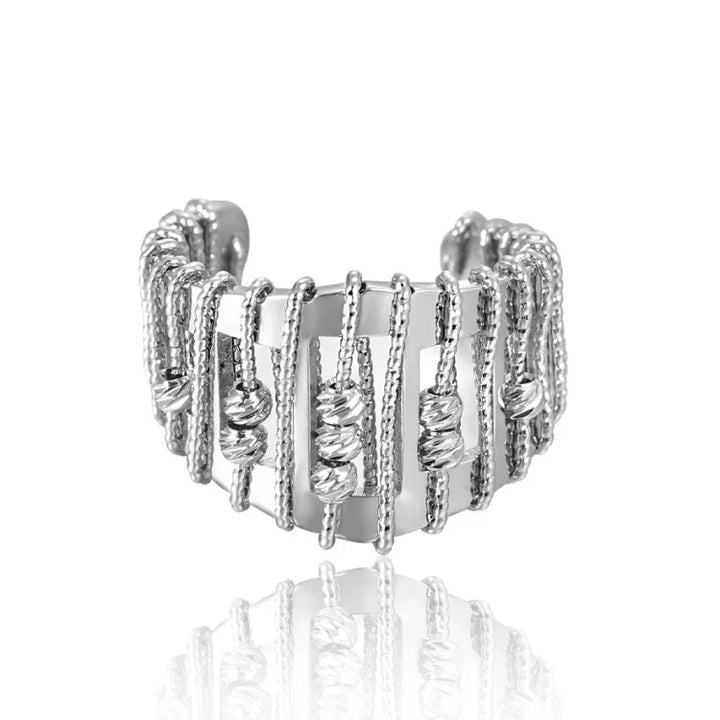 Stylish Open Pearl Ring – Alina