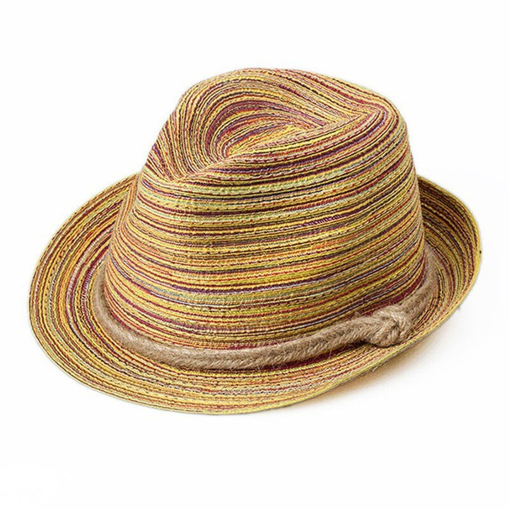 Stylish women's summer hat made of lightweight feather grass – Maddy
