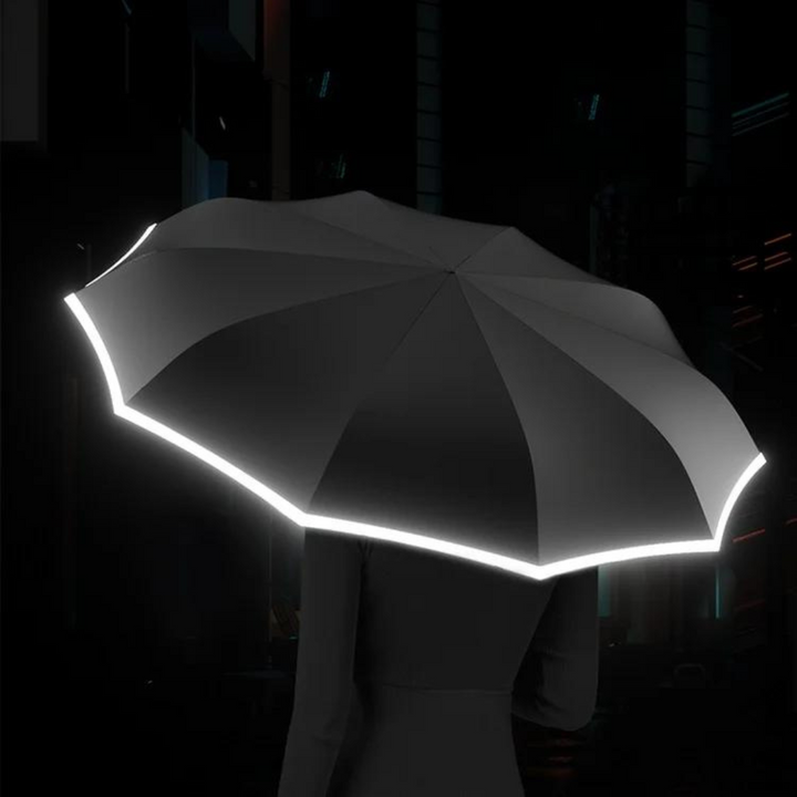 Vindafvisende paraply med reflekterende kant - StormGuard