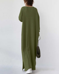 Summer Maxi Dress made of Cotton-Linen Blend – Sorella