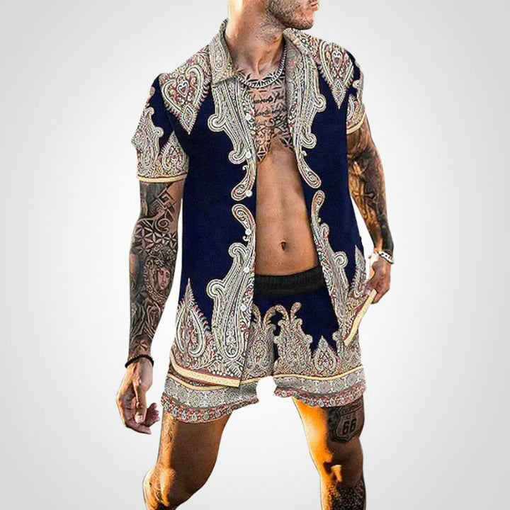 Conjunto de dos piezas para hombre con estampado – Ruben