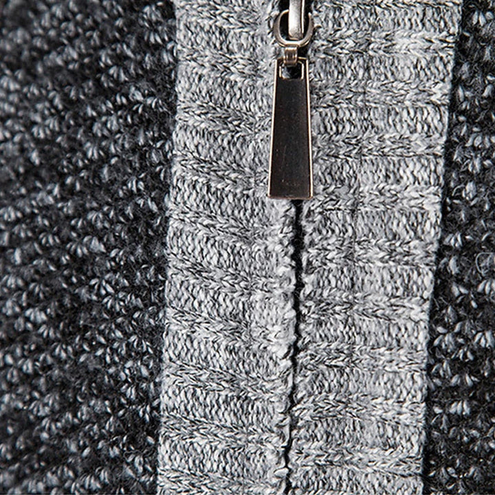 Wollweste mit Reißverschluss und Pullover - Leon