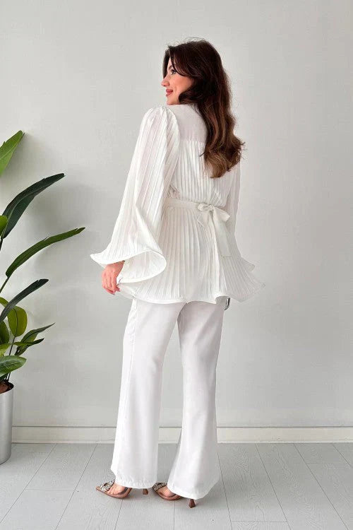 Conjunto de ropa plisada para mujer – Selene