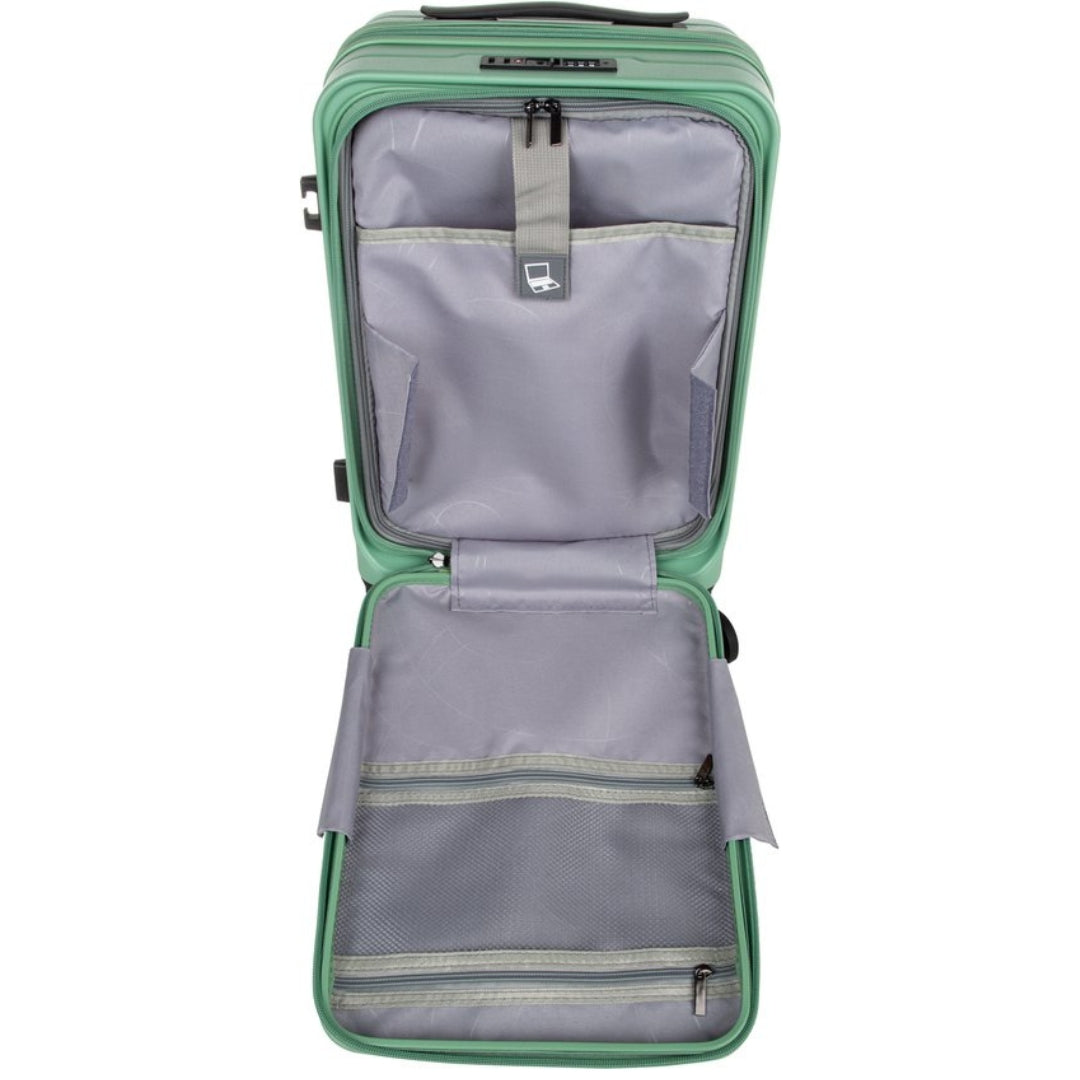 Hard shell suitcase with laptop compartment – Vienna