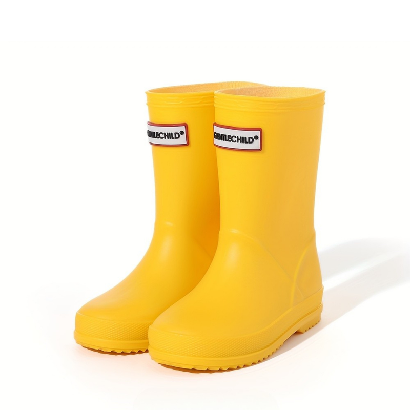 Children's rubber boots solid color and waterproof – Noah