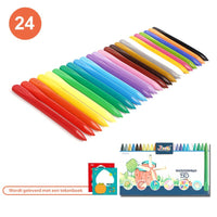 Naturlige Farverige Vokskridt - EcoCrayons