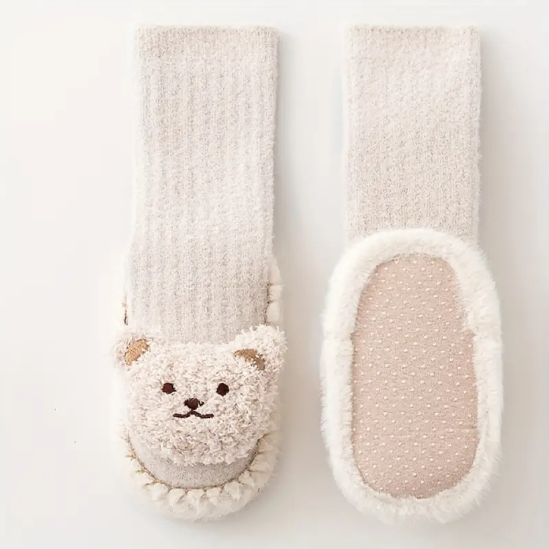 Children's Slippers Socks with Bears – CozyBear