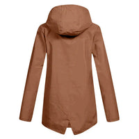 Trendige Damen Regenjacke mit Kapuze - Liora