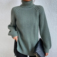 Trendy dame rullekravepullover – Esmée