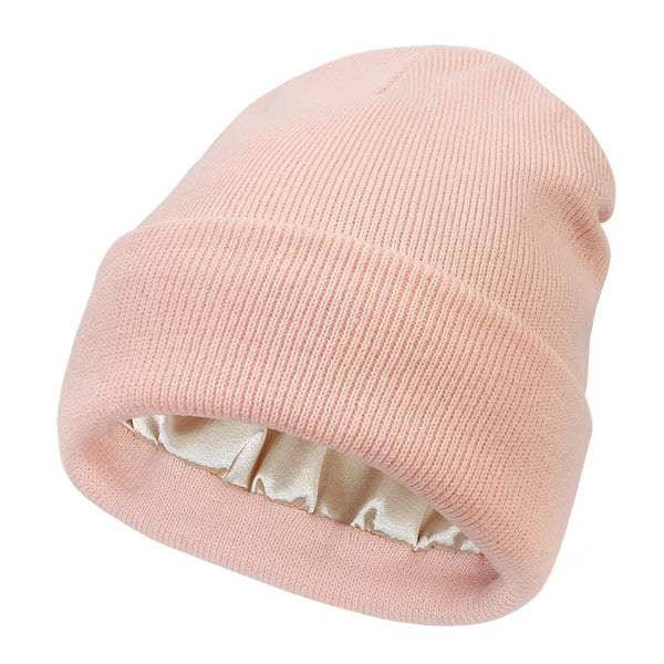 Winter hat with silk lining - Noor